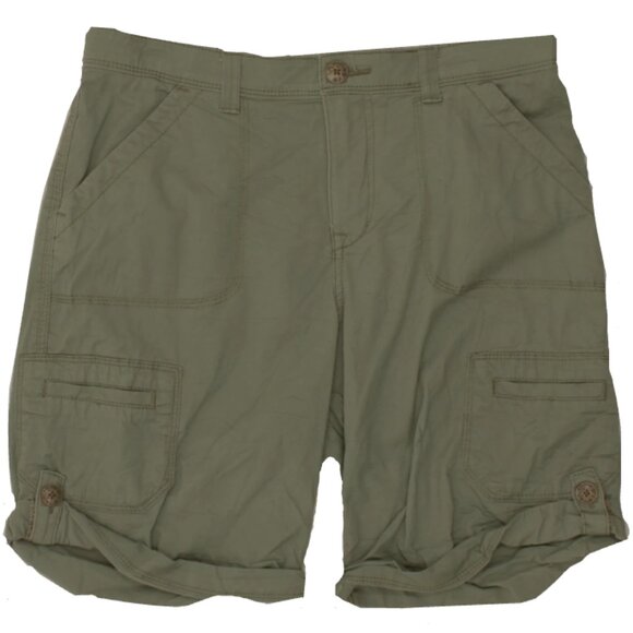 Women's Calvin Klein Jeans Roll-Up Cargo Shorts - Picture 1 of 5